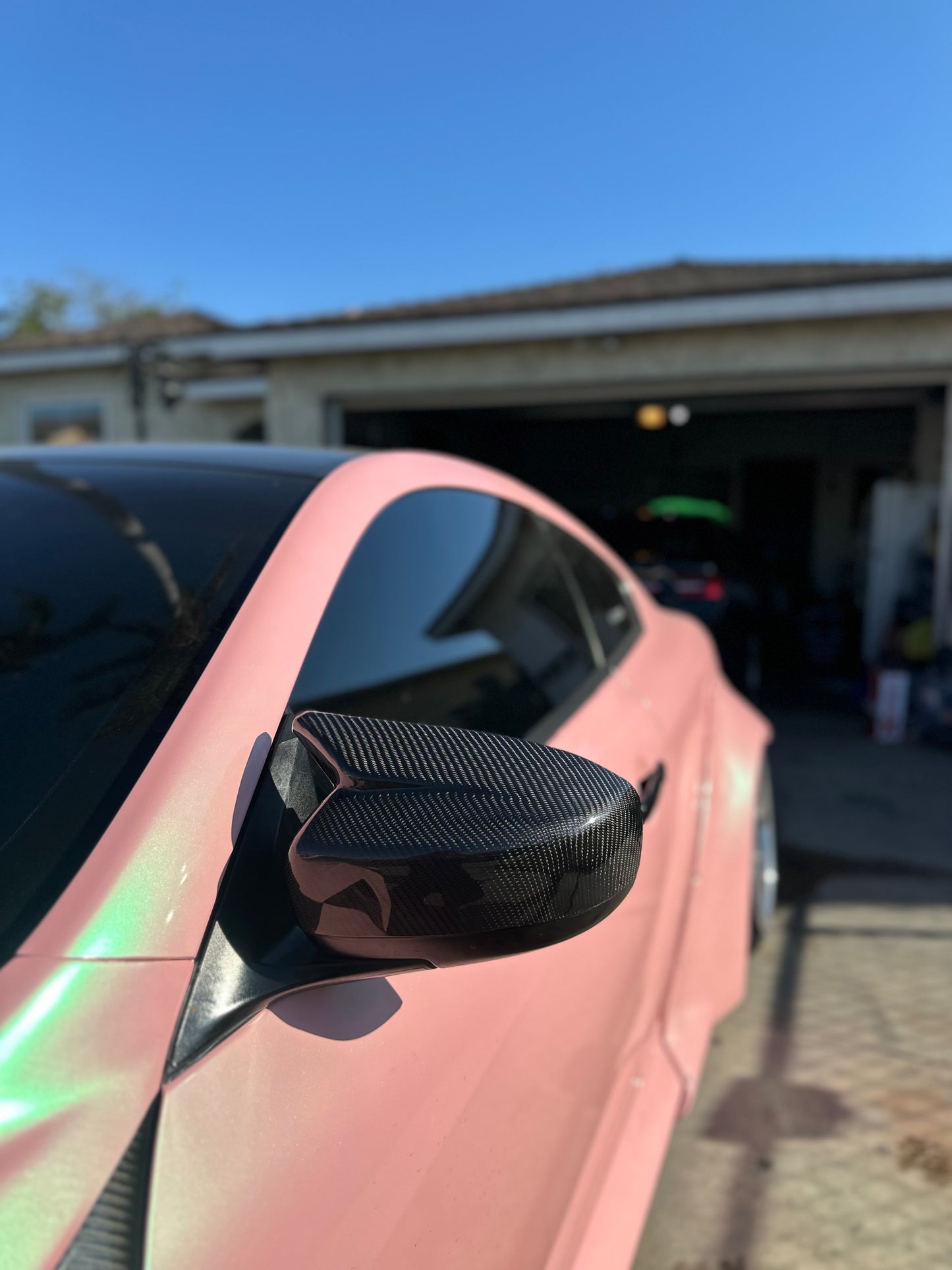 Infiniti g37 M style mirror caps