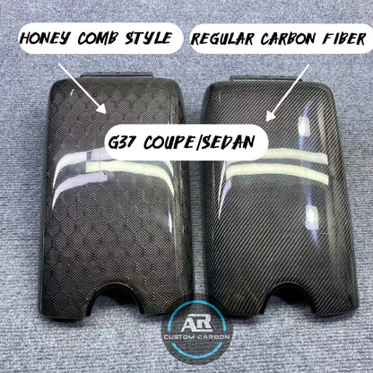 Carbon fiber armrest for G37 coupe/sedan 2010-2013